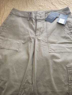 Universal Thread Women's Cargo Pants - Light Gray/Green